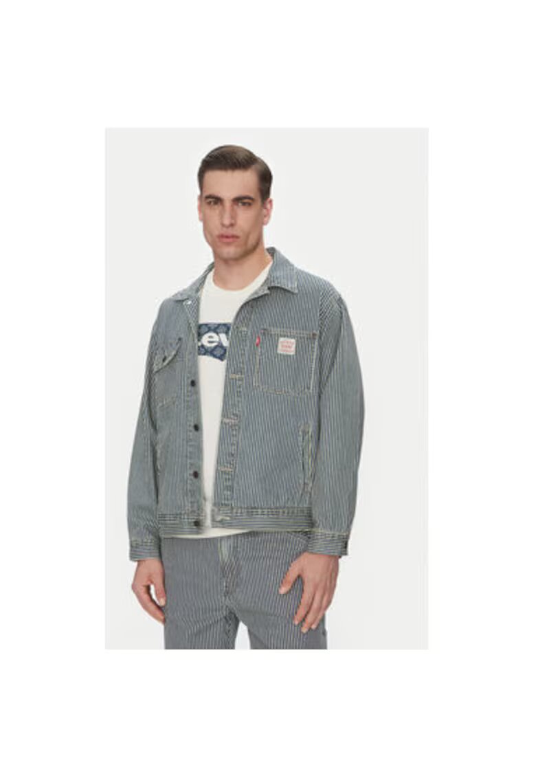 Levi's Мъжко дънково яке A4820-0016 - памук - тъмносиньо