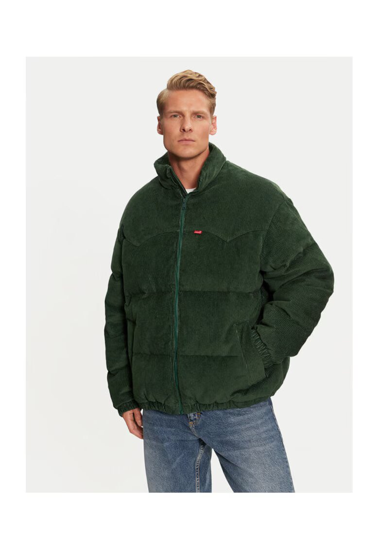 Levi's Мъжко яке - 304236716 - Памук - Зелен - Зелен