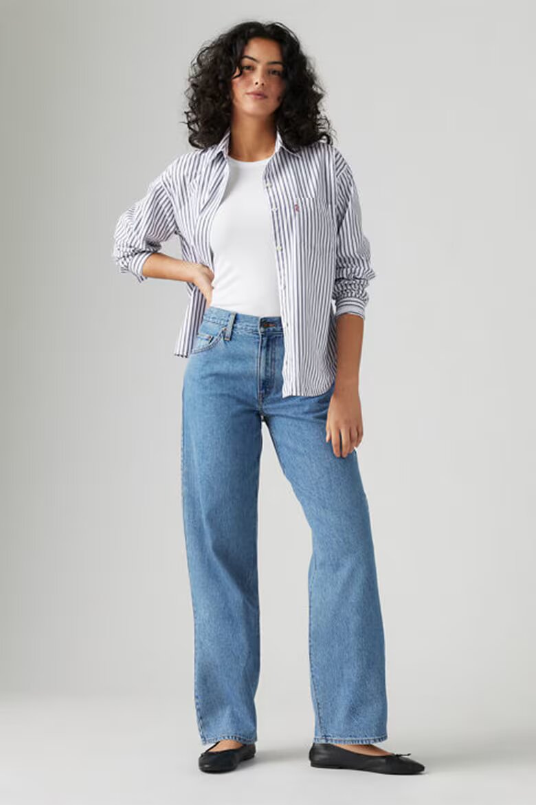 Levi's Олекотени дънки Baggy Dad Пастелносин