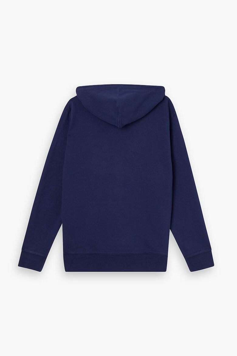 Levi's Памучно худи с цип Тъмносин