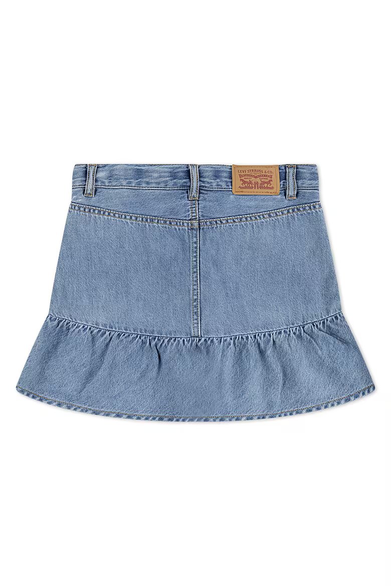 Levi's Пола от деним с набран подгъв Син меланж