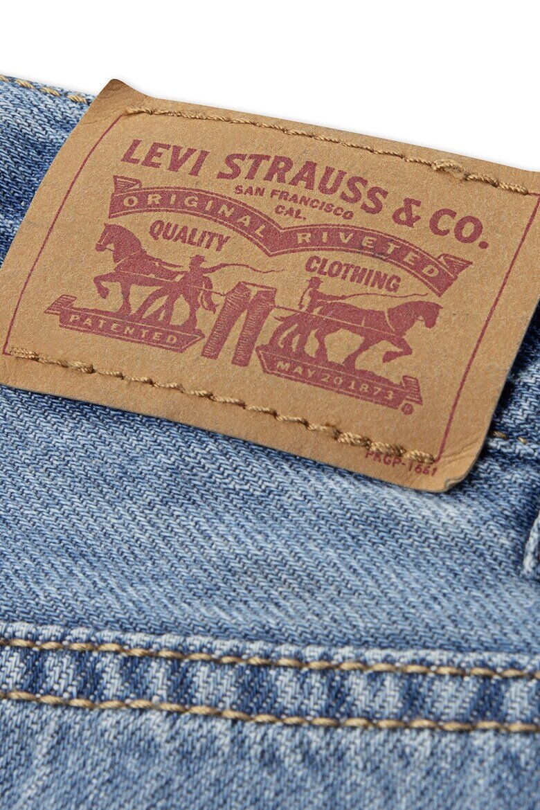 Levi's Пола от деним с набран подгъв Син меланж