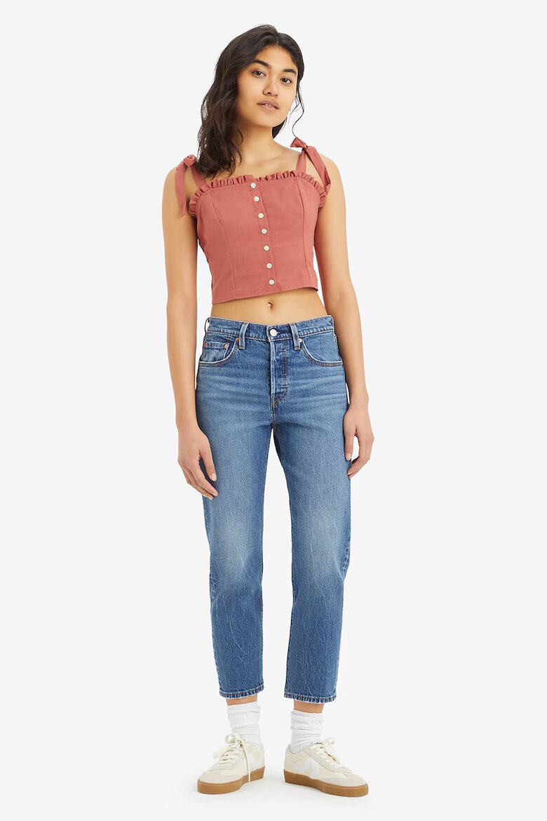 Levi's Прави скъсени дънки Син