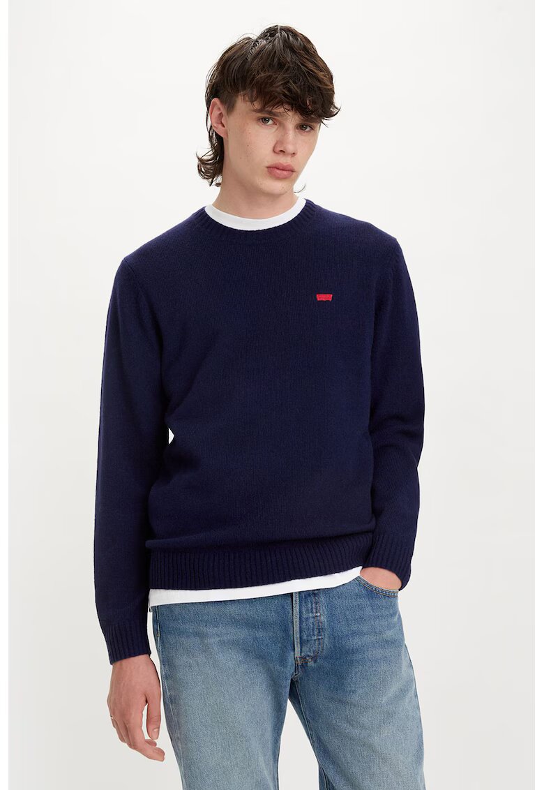 Levi's Пуловер с вълна с овално деколте