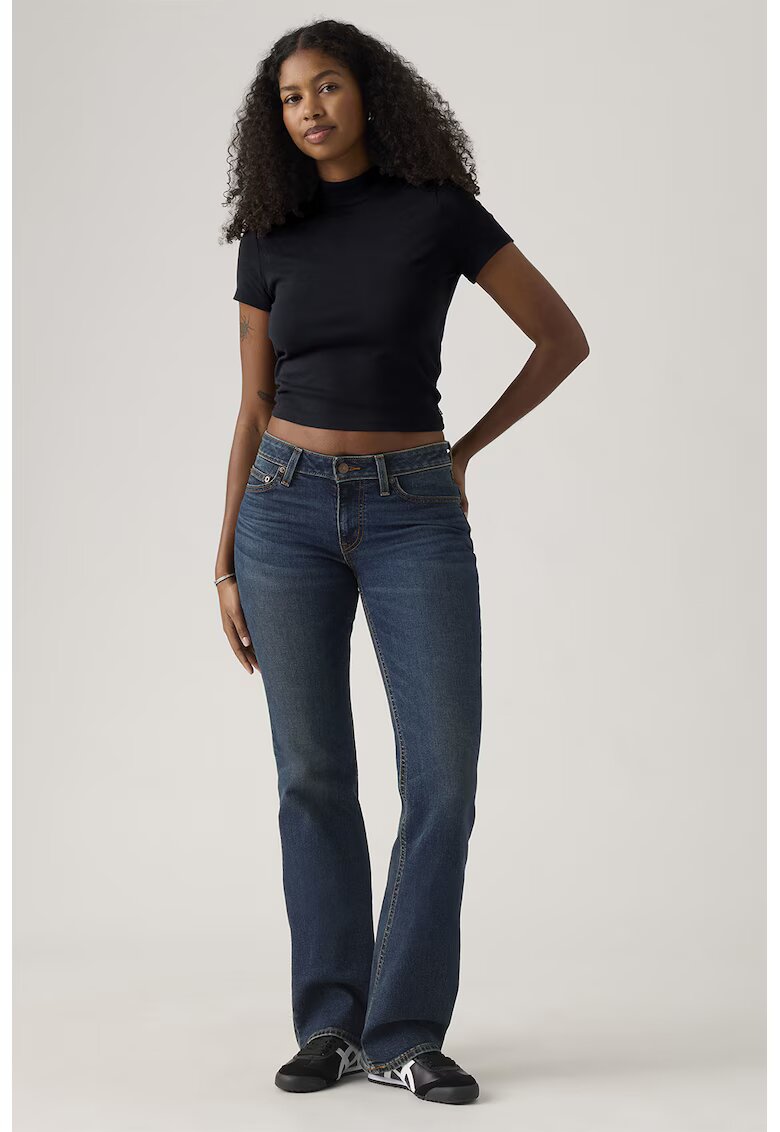 Levi's Разкроени дънки Superlow - Прашно синьо
