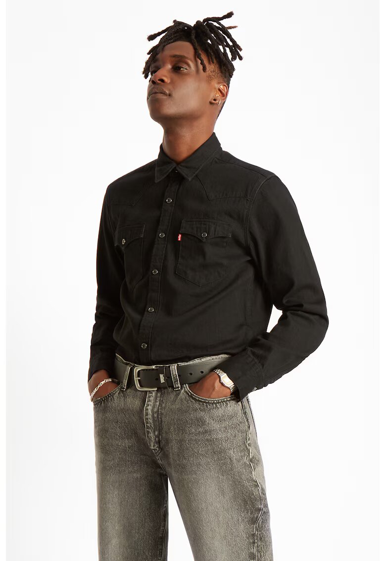 Levi's Риза Barstow от деним с джобове