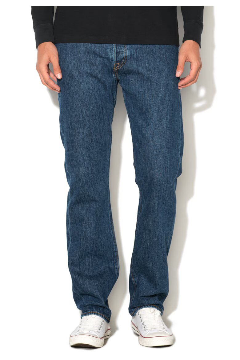 Levi's Сини дънки 501® с права кройка Син