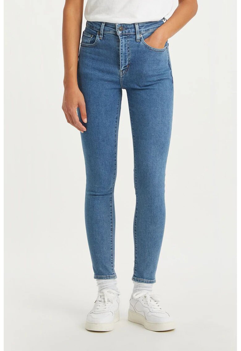 Levi's Скини дънки 721™ с висока талия - Пастелносин