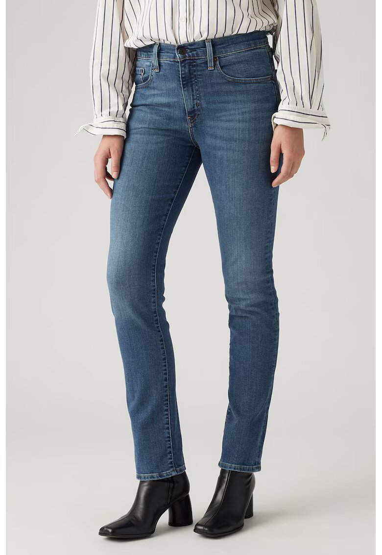 Levi's Слим дънки 724™ - Меланж тъмно син