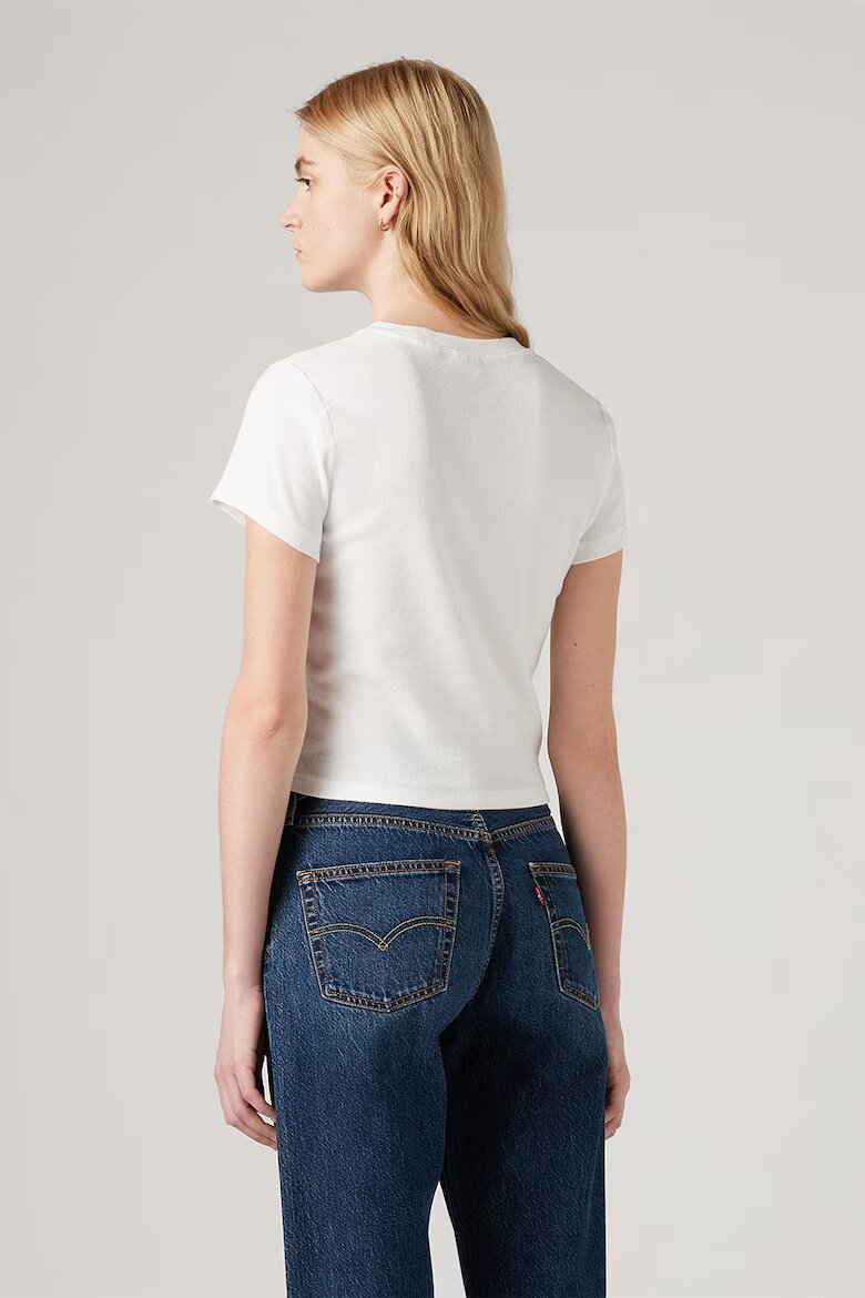 Levi's Слим тениска Essential Бял