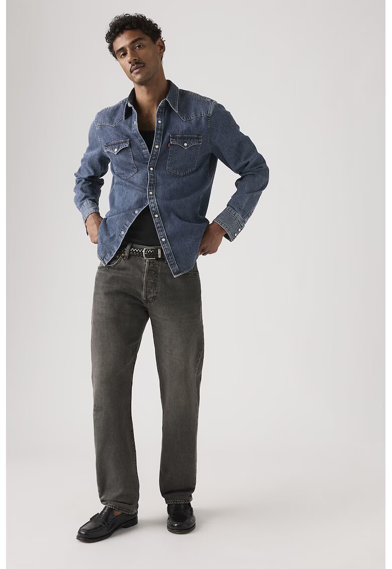 Levi's Стандартни дънки с джобове - Tъмносив