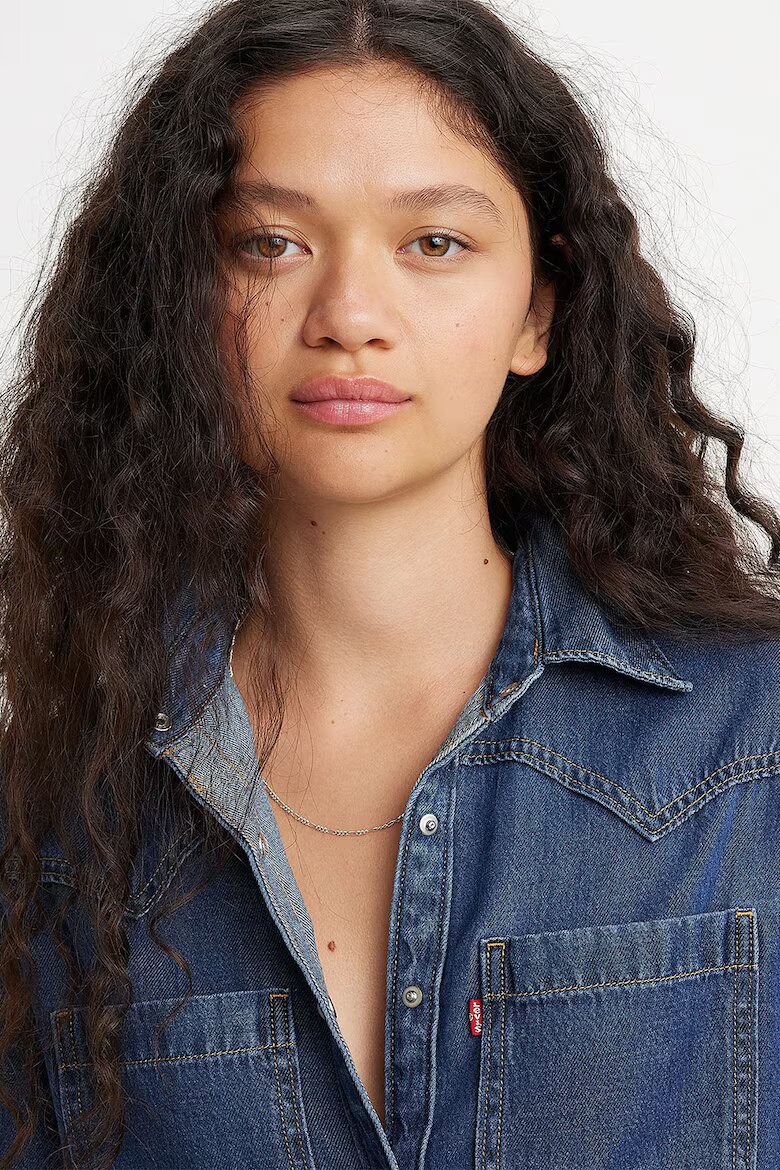 Levi's Свободна риза Teodora от деним Тъмносин