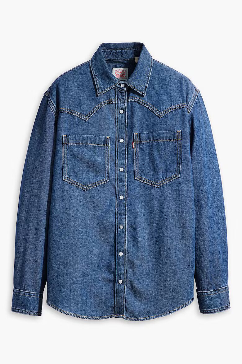 Levi's Свободна риза Teodora от деним Тъмносин