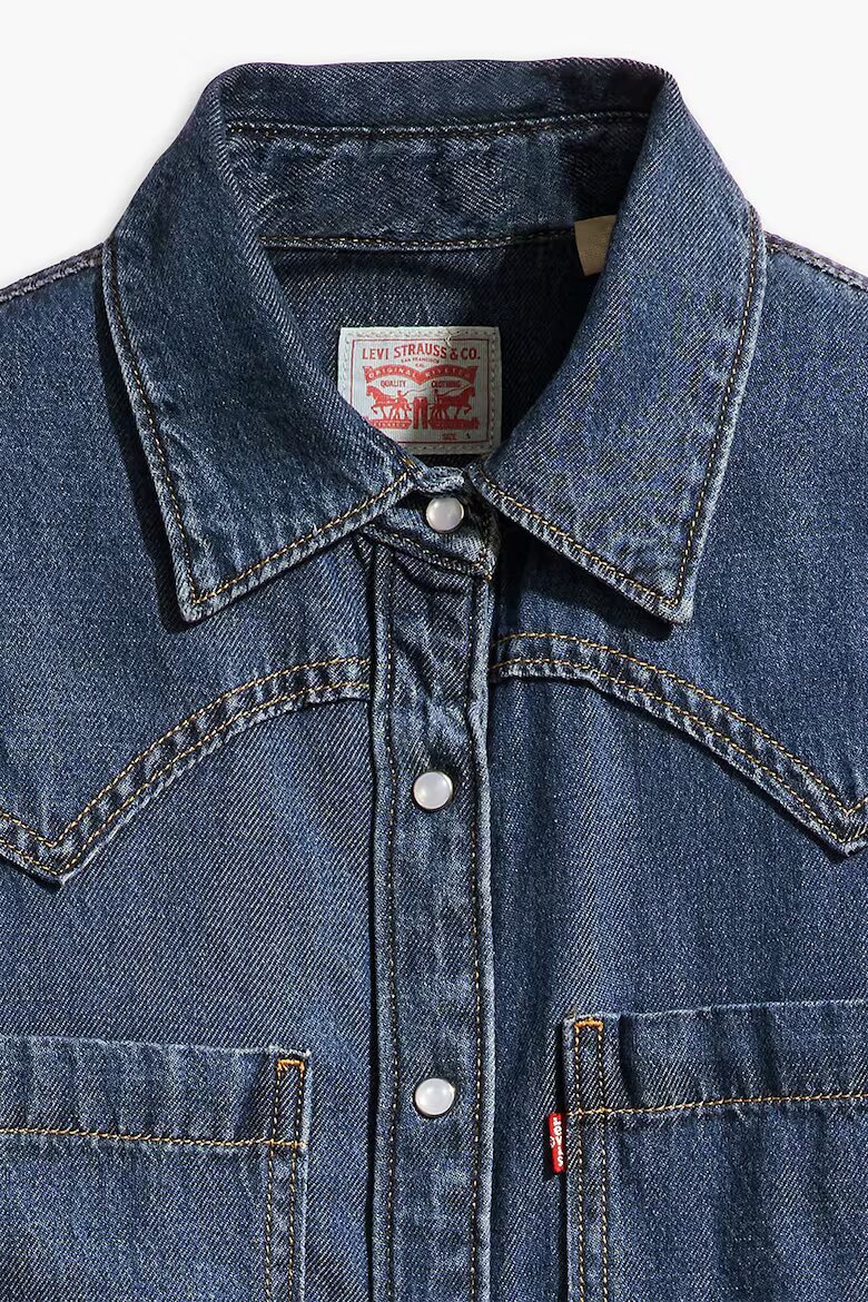 Levi's Свободна риза Teodora от деним Тъмносин