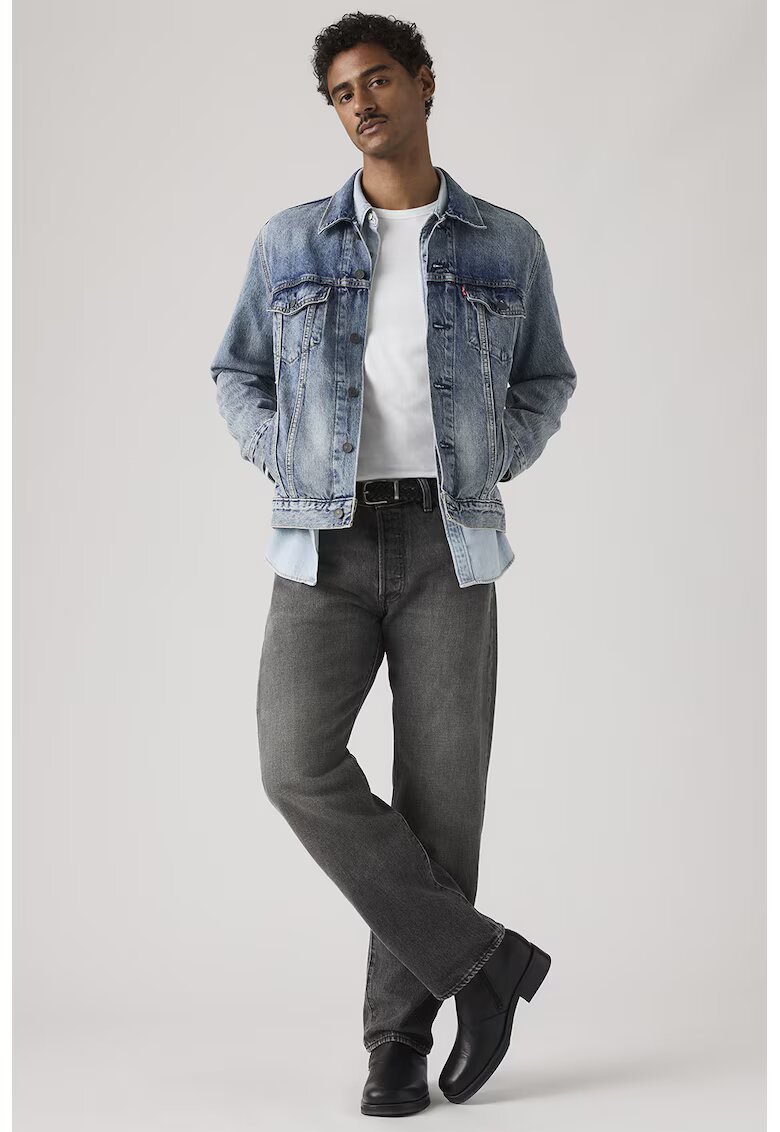 Levi's Свободни дънки 501® деграде - Въглен сиво
