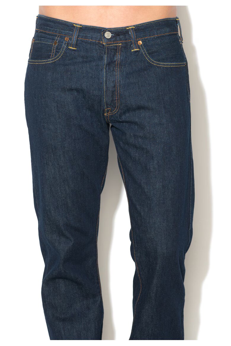 Levi's Тъмносини дънки 501 с права кройка