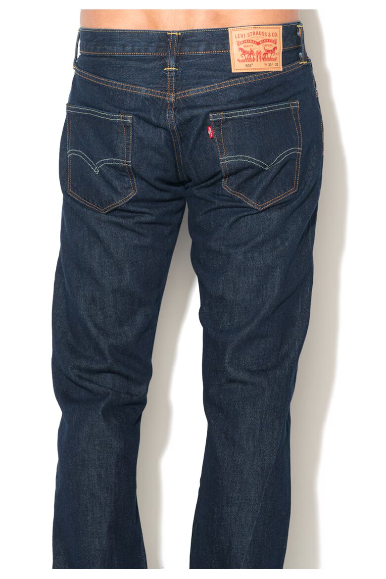 Levi's Тъмносини дънки 501 с права кройка