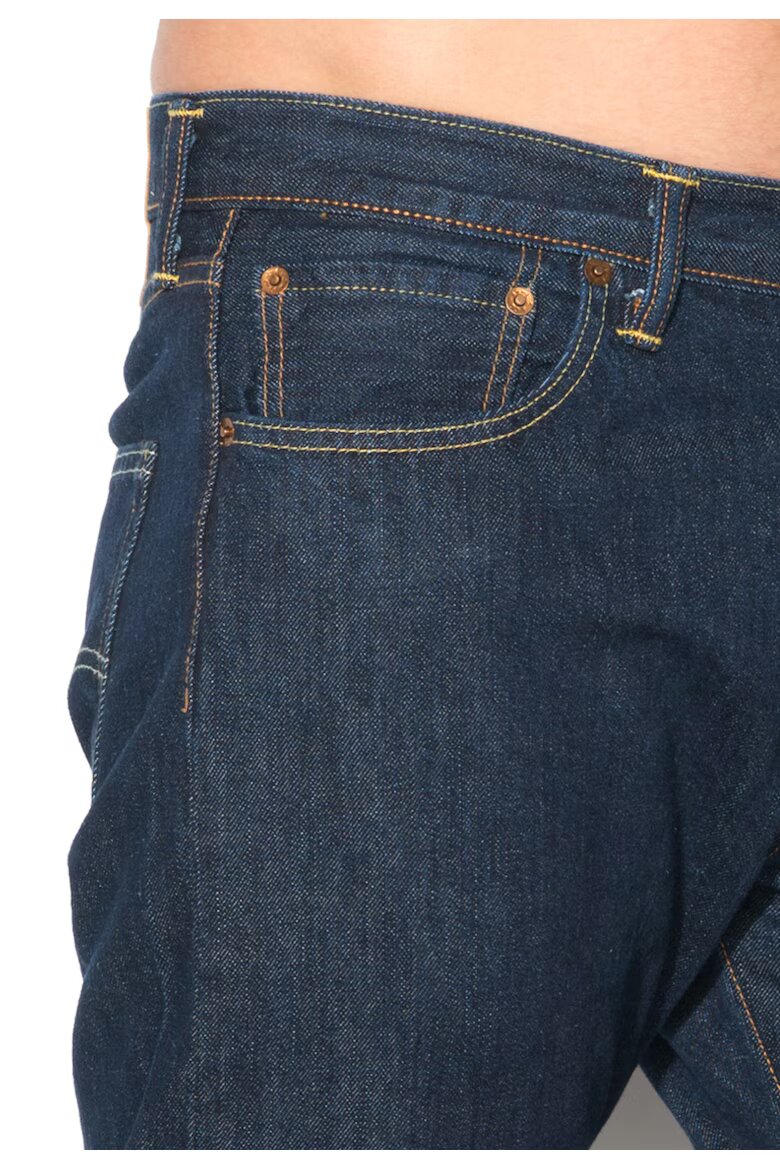 Levi's Тъмносини дънки 501 с права кройка