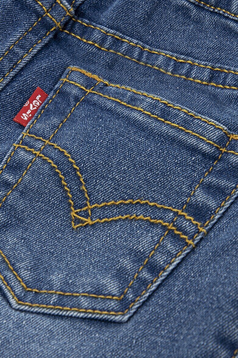 Levi's Тениска Palm Tree с дънкови бермуди Тъмносин/Бял