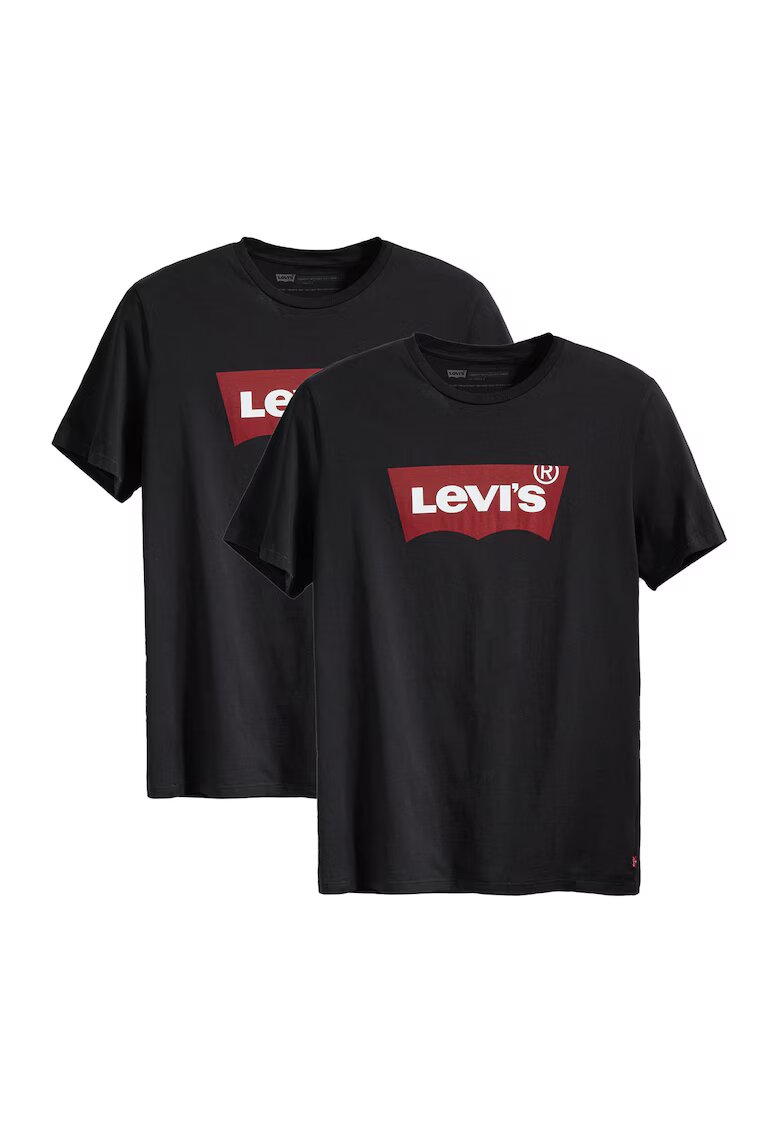 Levi's Тениска с лого - 2 части - Черен