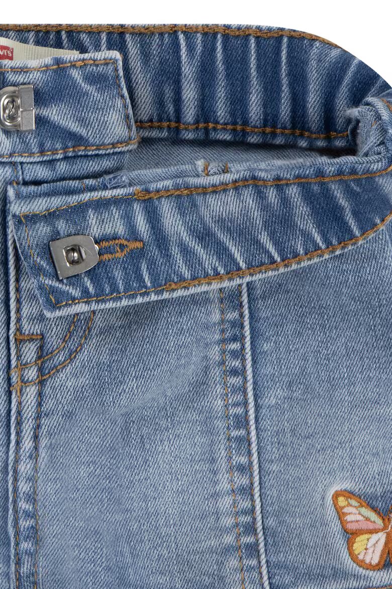 Levi's Тениска с памук и къс панталон Прашно синьо/Шафраново жълто