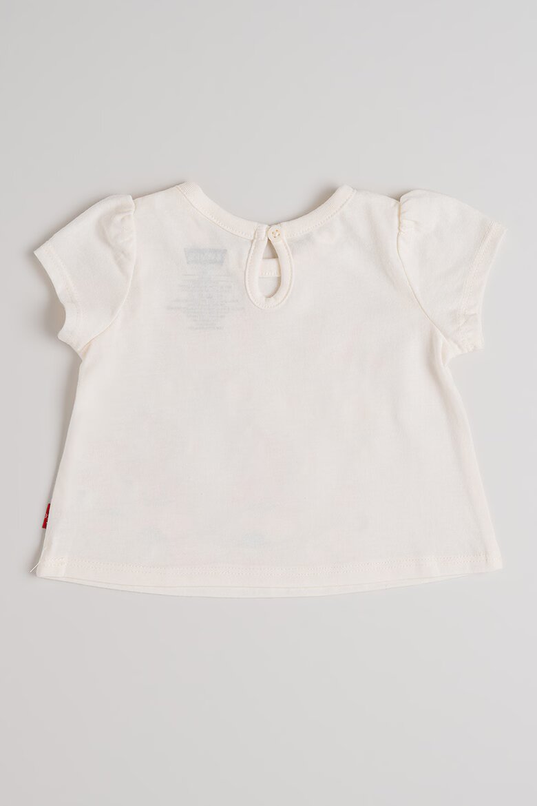 Levi's Тениска с шарка и овално деколте Розово