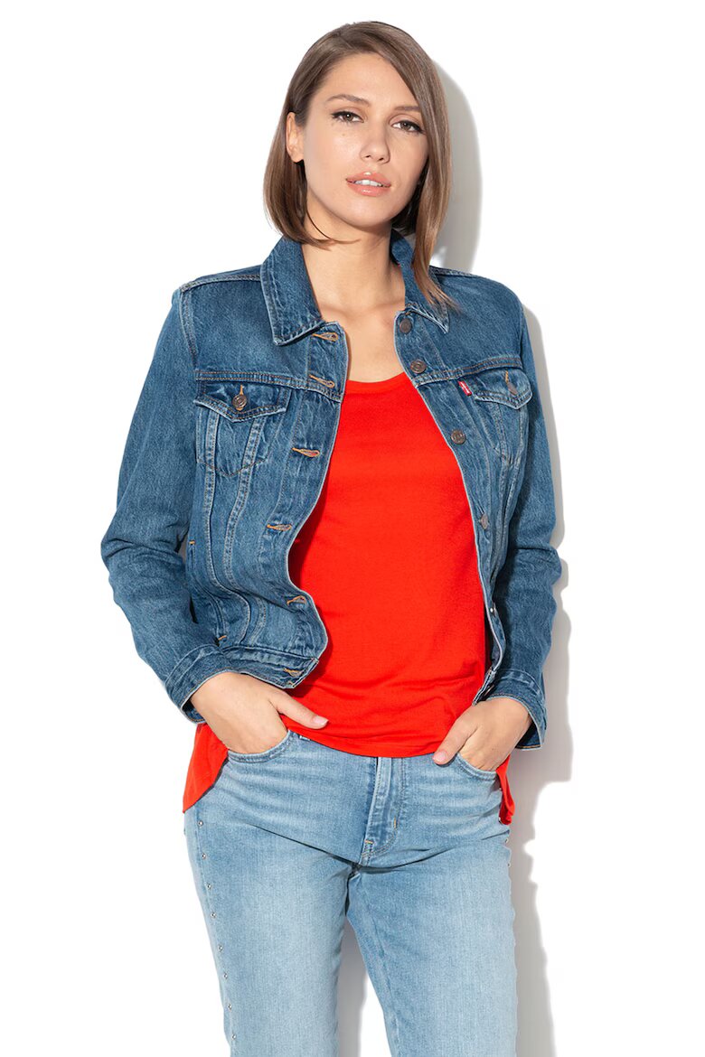 Levi's Яке от деним Original Trucker Кралско Синьо