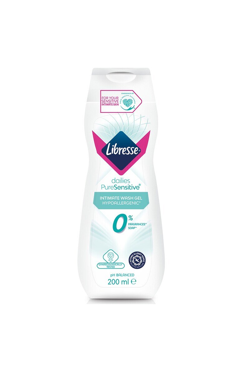 Libresse Гел за интимна хигиена Pure Sensitive Ежедневна употреба 200 мл