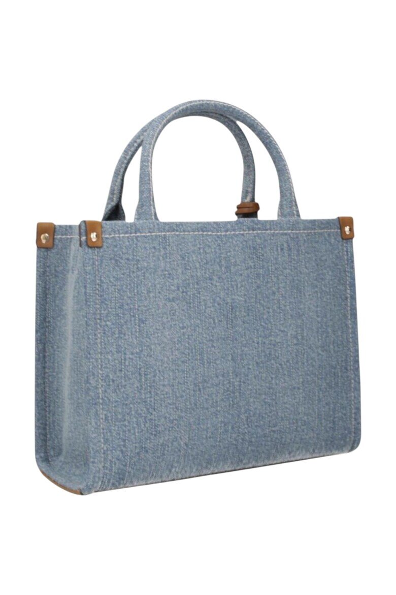 Liu Jo Чанта Jacquard light denim 56674 Син
