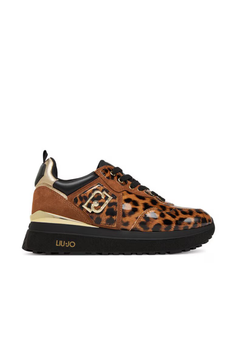 Liu Jo Дамски кецове Leopard S19C1 - екологична кожа - многоцветни