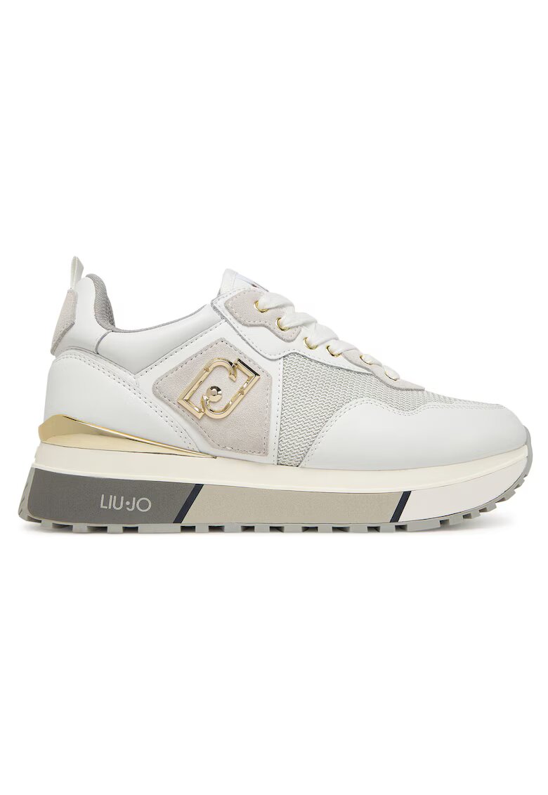 Liu Jo Дамски кецове Maxi Wonder 01 BF500 - естествена кожа