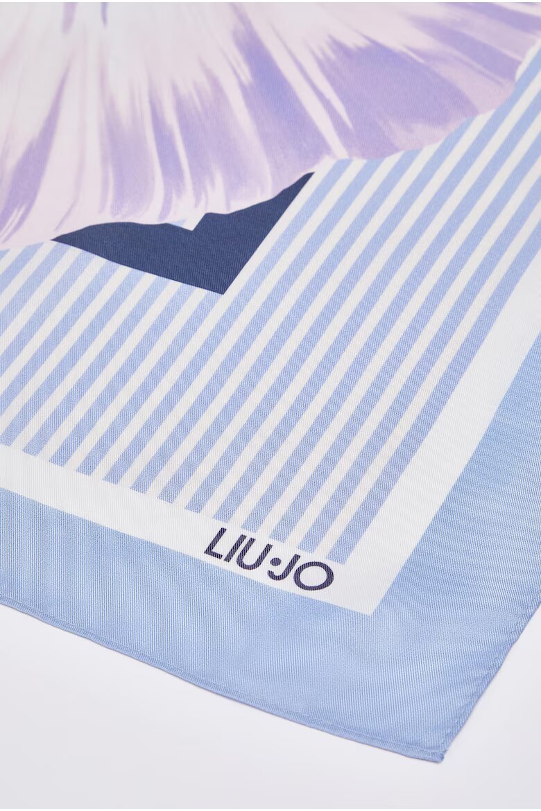Liu Jo Флорален шал Лилав/Син