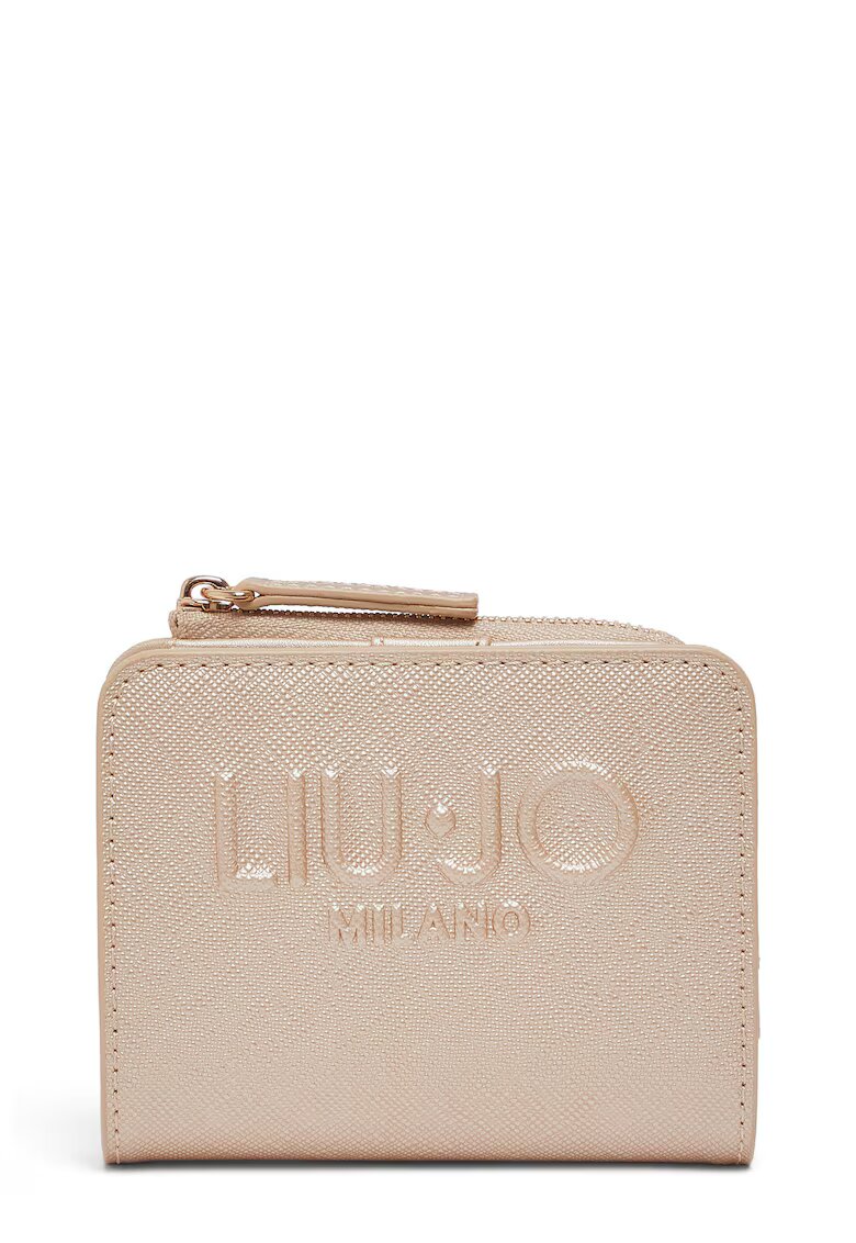 Liu Jo Портфейл от еко кожа с двойно прегъване и лого