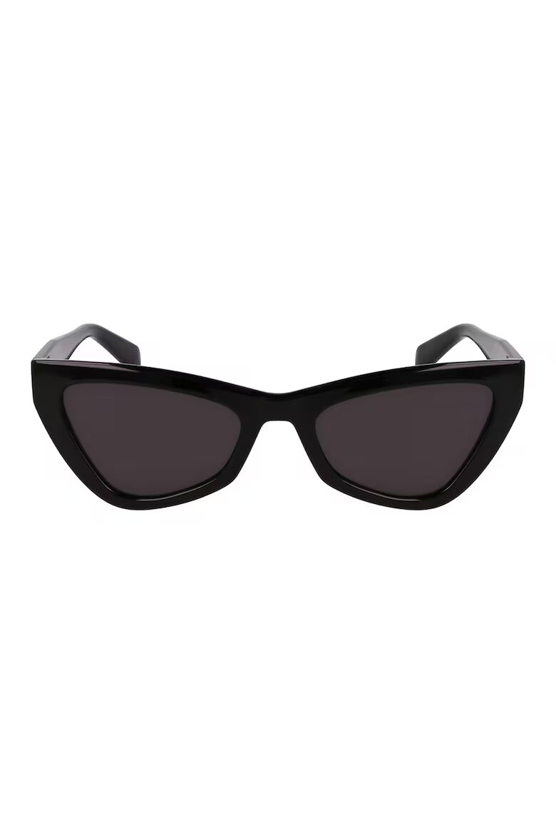 Liu Jo Слънчеви очила Cat Eye с плътен цвят Черен