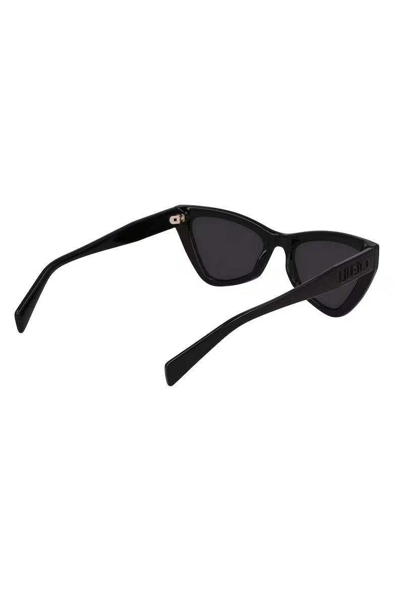 Liu Jo Слънчеви очила Cat Eye с плътен цвят Черен