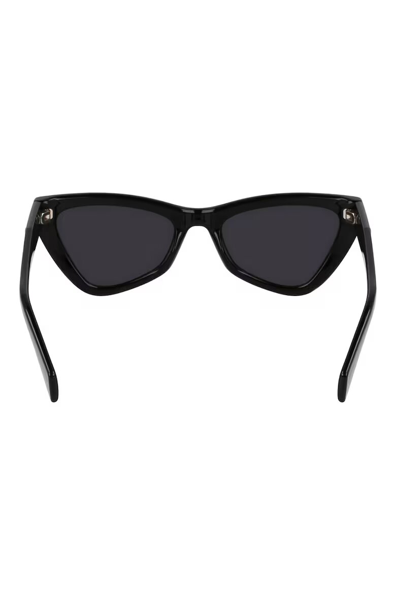 Liu Jo Слънчеви очила Cat Eye с плътен цвят Черен