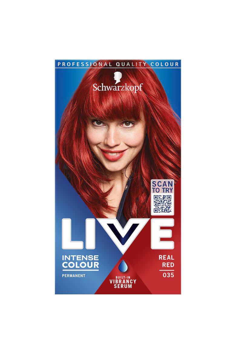 Live Трайна боя за коса Schwarzkopf Color Urban Metallics U69 Amethyst Наситено червен