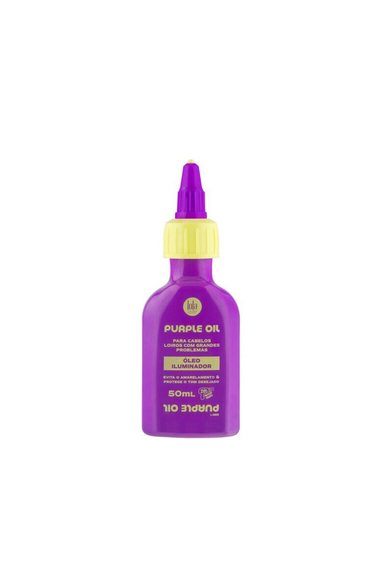 Lola Cosmetics Лилаво пигментирано масло за руса коса Purple 50 мл