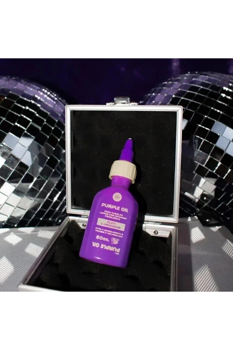 Lola Cosmetics Лилаво пигментирано масло за руса коса Purple 50 мл