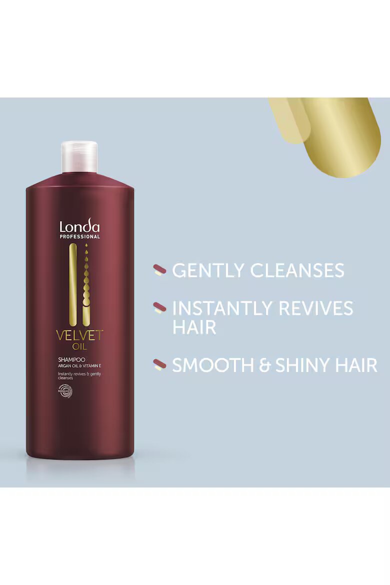 Londa Professional Шампоан Velvet Oil с арганово масло за блестяща и хидратирана коса 1000 мл