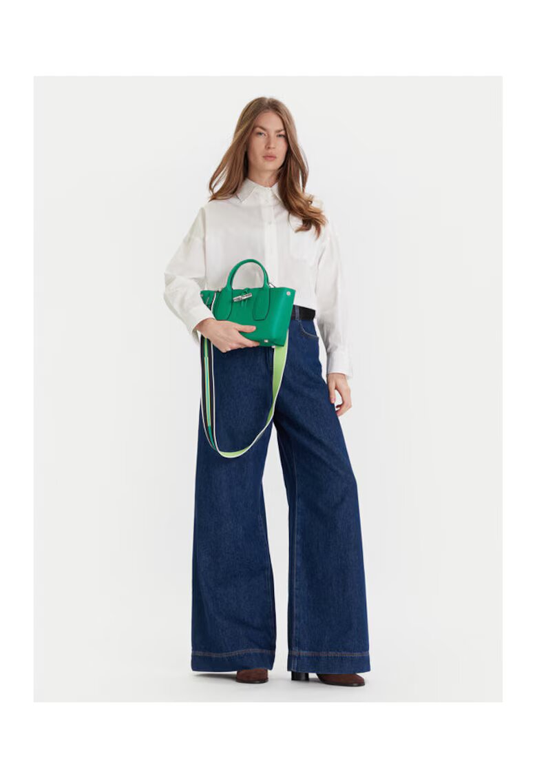 Longchamp Дамска чанта Herbe D01 - естествена кожа - 10095HCN