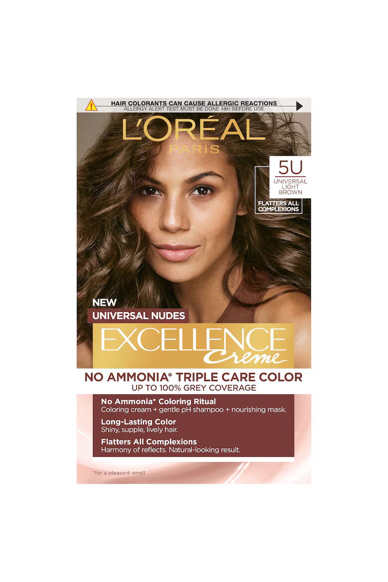 L'Oreal Paris Безамонячна перманентна боя за коса Excellence Universal Nudes 5U