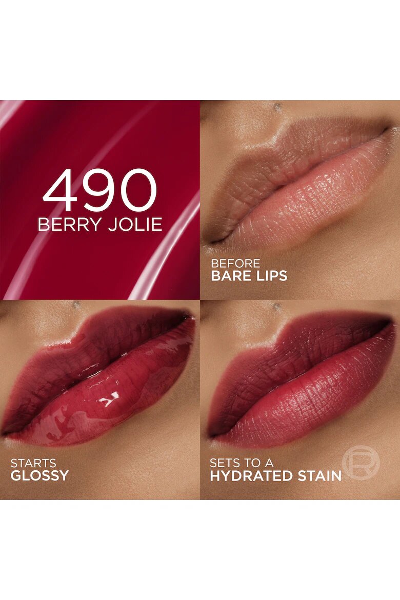 L'Oreal Paris Хидратиращ гланц за устни с тинт ефект Hyaluron Tint Lip Stain Serum 5 мл Berry Jolie