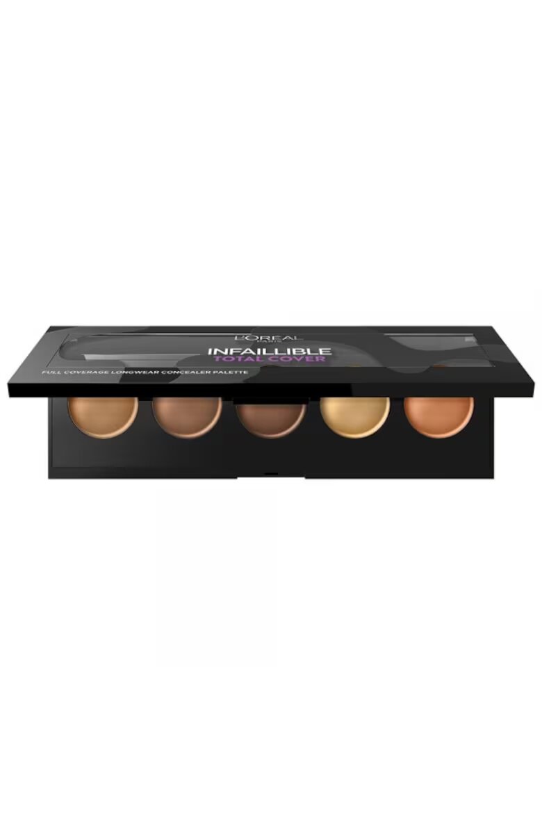 L'Oreal Paris Коригираща палитра Loreal Total Cover Concealer Palette Нюанс 02 Тен до Тъмен