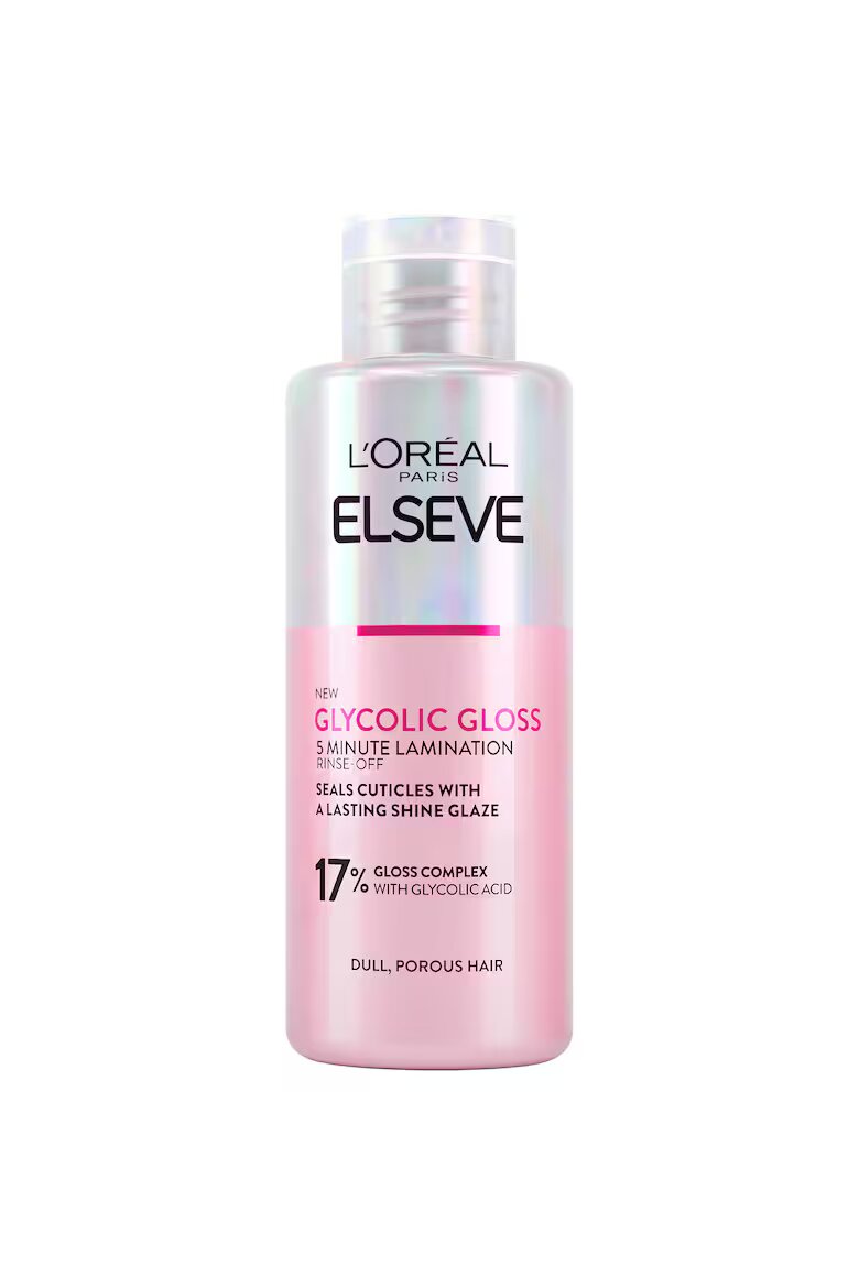 L'Oreal Paris Крем- терапия за коса Elseve Glycolic Gloss За блясък на косата 17% гликолова киселина Необходимо е изплакване 200 мл