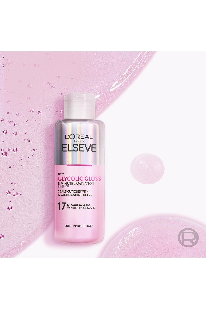 L'Oreal Paris Крем- терапия за коса Elseve Glycolic Gloss За блясък на косата 17% гликолова киселина Необходимо е изплакване 200 мл