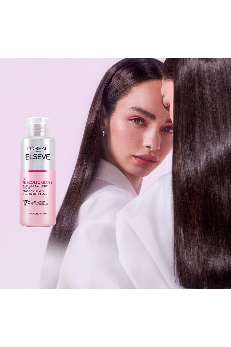 L'Oreal Paris Крем- терапия за коса Elseve Glycolic Gloss За блясък на косата 17% гликолова киселина Необходимо е изплакване 200 мл