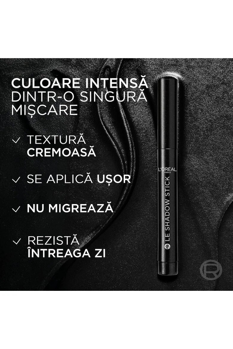 L'Oreal Paris Кремообразни сенки за очи тип стик Les Shadow Sticks Устойчиви Лесни за смесване 1.4 гр Midnight Noir