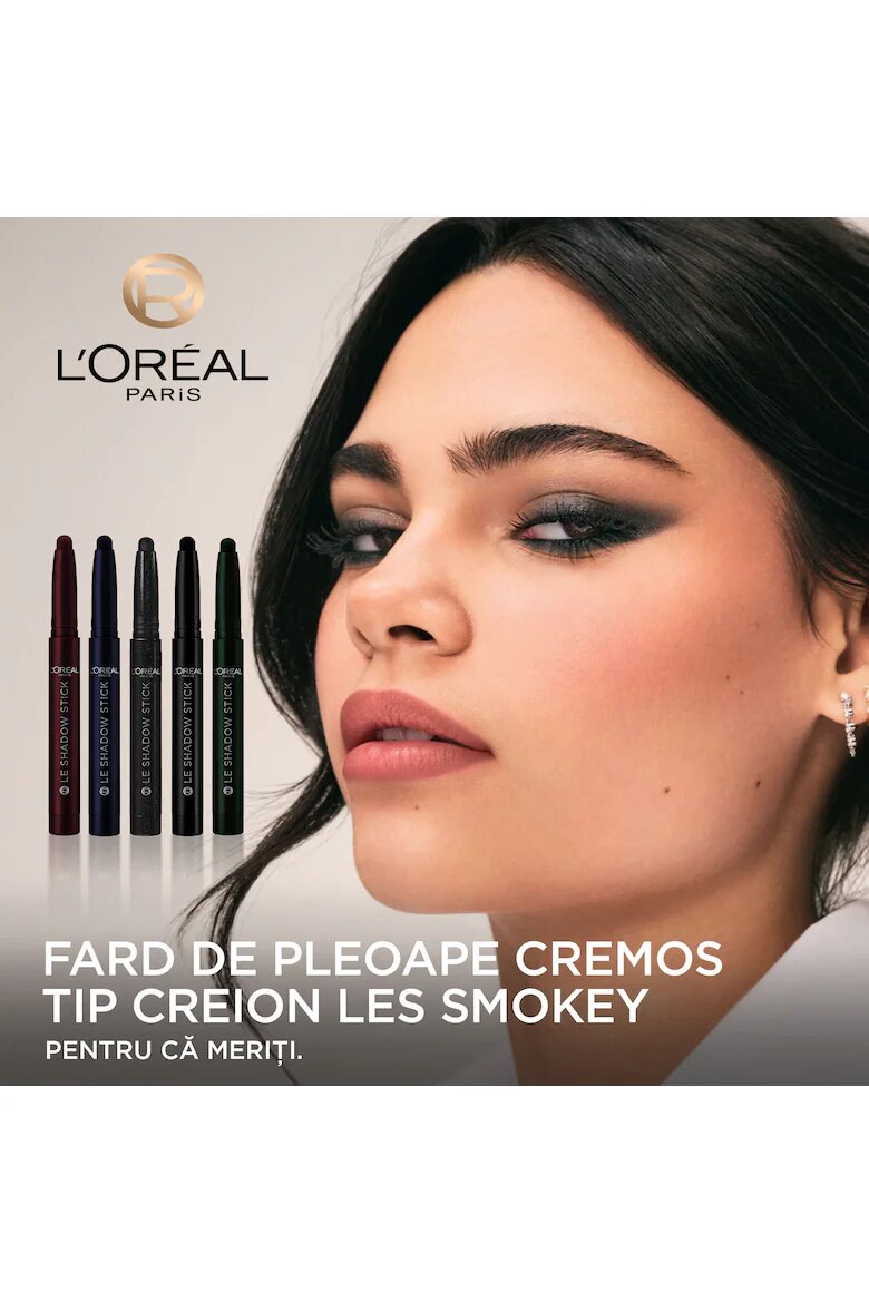 L'Oreal Paris Кремообразни сенки за очи тип стик Les Shadow Sticks Устойчиви Лесни за смесване 1.4 гр Twilight Emerald
