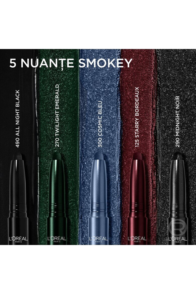 L'Oreal Paris Кремообразни сенки за очи тип стик Les Shadow Sticks Устойчиви Лесни за смесване 1.4 гр Twilight Emerald